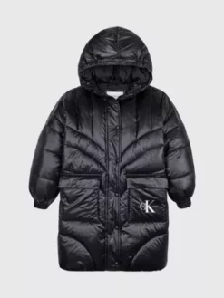 Calvin Klein Veste Oversize En Duvet Matelassé -Pas Cher Calvin Klein Magasin IG0IG02238 BEH alternate4