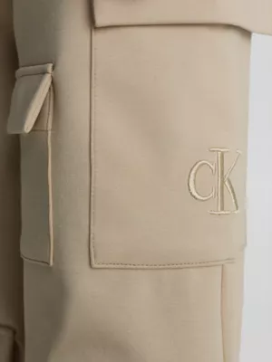 Calvin Klein Pantalon Cargo En Maille 3D 5 Calvin Klein Pantalon Cargo En Maille 3D â Image 3