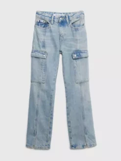 Calvin Klein Jean Cargo Droit Taille Haute 11 Calvin Klein Jean Cargo Droit Taille Haute -Pas Cher Calvin Klein Magasin IG0IG02365 1AA alternate4