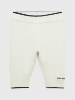 Calvin Klein Pantalon Pour Nouveau-né En Maille Côtelée