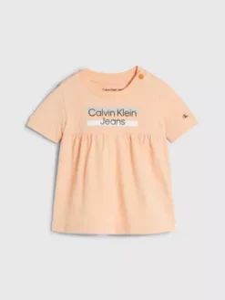 Calvin Klein Robe Avec Logo Pour Nouveau-né