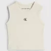 Calvin Klein Débardeur Côtelé Pour Nouveau-né -Pas Cher Calvin Klein Magasin IN0IN00066 PGB main