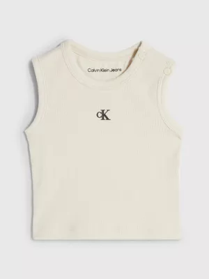 Calvin Klein Débardeur Côtelé Pour Nouveau-né 3 Calvin Klein Débardeur Côtelé Pour Nouveau-né