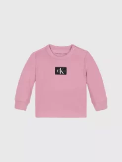 Calvin Klein T-shirt à Manches Longues Pour Nouveau-né