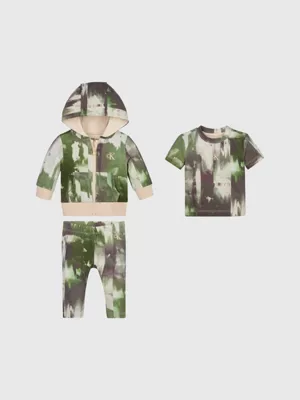 Calvin Klein Coffret Cadeau à Imprimé Camouflage Pour Nouveau-né 3 Calvin Klein Coffret Cadeau à Imprimé Camouflage Pour Nouveau-né