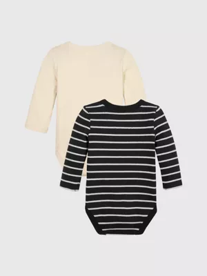 Calvin Klein Lot De 2 Bodys Pour Nouveau-né 4 Calvin Klein Lot De 2 Bodys Pour Nouveau-né – Image 2