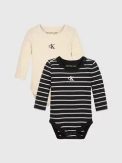 Calvin Klein Lot De 2 Bodys Pour Nouveau-né
