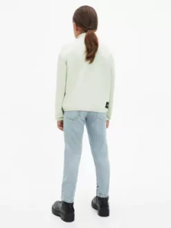 Calvin Klein Sweat Unisexe Relaxed Avec Col Zippé -Pas Cher Calvin Klein Magasin IU0IU00294 LKI alternate4