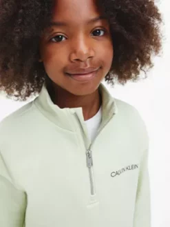 Calvin Klein Sweat Unisexe Relaxed Avec Col Zippé -Pas Cher Calvin Klein Magasin IU0IU00294 LKI alternate5