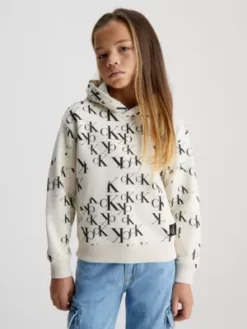 Calvin Klein Sweat-shirt à Capuche Avec Logo Pour Enfant -Pas Cher Calvin Klein Magasin IU0IU00404 0IO alternate2
