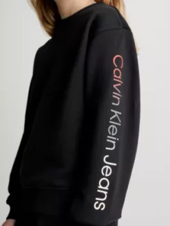 Calvin Klein Sweat Unisexe En Coton Bio 16 Calvin Klein Sweat Unisexe En Coton Bio -Pas Cher Calvin Klein Magasin IU0IU00434 BEH alternate6