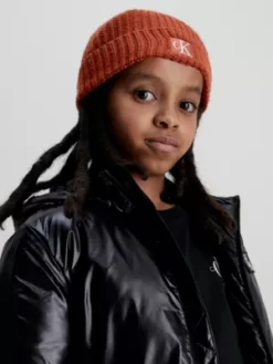 Calvin Klein Bonnet Côtelé Unisexe -Pas Cher Calvin Klein Magasin IU0IU00440 GAN alternate3