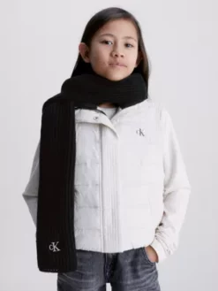 Calvin Klein Écharpe Unisexe Côtelée -Pas Cher Calvin Klein Magasin IU0IU00446 BEH alternate2