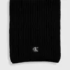 Calvin Klein Écharpe Unisexe Côtelée -Pas Cher Calvin Klein Magasin IU0IU00446 BEH main