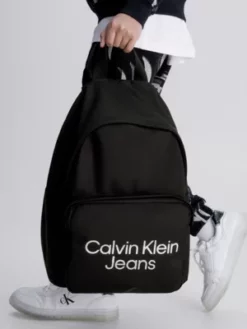 Calvin Klein Sac à Dos Unisexe Avec Logo -Pas Cher Calvin Klein Magasin IU0IU00450 BEH alternate4