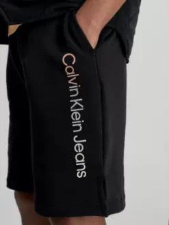 Calvin Klein Short De Jogging Unisexe Avec Logo -Pas Cher Calvin Klein Magasin IU0IU00457 BEH alternate6