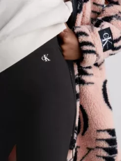 Calvin Klein Legging Slim Avec Logo -Pas Cher Calvin Klein Magasin IU0IU00471 BEH alternate5