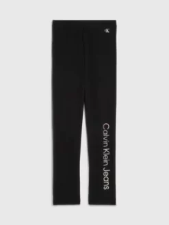 Calvin Klein Legging Slim Avec Logo -Pas Cher Calvin Klein Magasin IU0IU00471 BEH alternate7