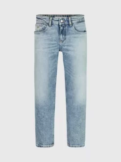 Calvin Klein Jean Straight Unisexe Mid Rise -Pas Cher Calvin Klein Magasin IU0IU00478 1A4 alternate7