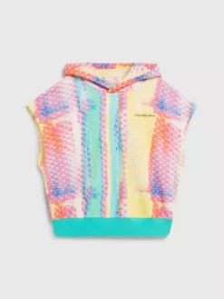 Calvin Klein Sweat à Capuche Sans Manches Arc-en-ciel Unisexe - Pride