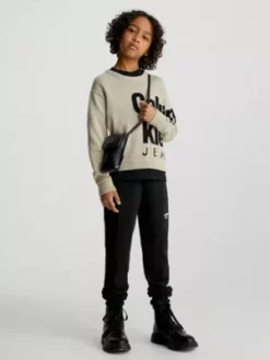 Calvin Klein Sac à Bandoulière Unisexe Avec Logo -Pas Cher Calvin Klein Magasin IU0IU00502 BEH alternate3