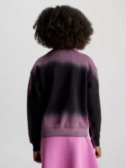 Calvin Klein Sweat-shirt Relaxed Unisexe Effet Grosses éclaboussures -Pas Cher Calvin Klein Magasin IU0IU00513 0H9 alternate3