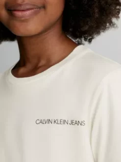 Calvin Klein T-shirt Unisexe à Manches Longues -Pas Cher Calvin Klein Magasin IU0IU00519 YBI alternate5