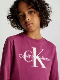 Calvin Klein T-shirt Unisexe à Manches Longues Avec Logo -Pas Cher Calvin Klein Magasin IU0IU00521 VAC alternate6