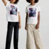Calvin Klein T-shirt Graphique Unisexe éclaboussures