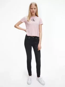 Calvin Klein Mid Rise Skinny Jean -Pas Cher Calvin Klein Magasin J20J214099 1BY alternate1