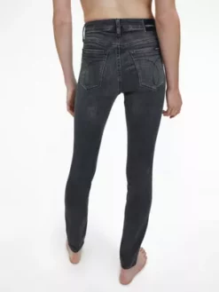 Calvin Klein High Rise Skinny Jean -Pas Cher Calvin Klein Magasin J20J214105 1BZ alternate2