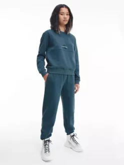 Calvin Klein Pantalon De Jogging Relaxed Avec Monogramme -Pas Cher Calvin Klein Magasin J20J218971 L7E alternate2