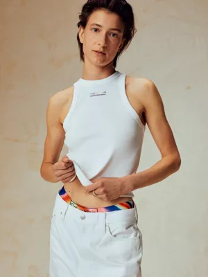 Calvin Klein Débardeur Slim Court - Pride 3 Calvin Klein Débardeur Slim Court - Pride