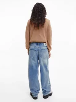 Calvin Klein Gilet Zippé En Coton Bio -Pas Cher Calvin Klein Magasin J20J219775 GV7 alternate2