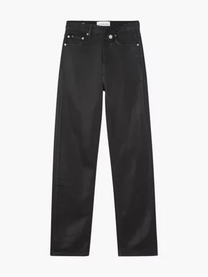 Calvin Klein Jean Straight High Rise Enduit 7 Calvin Klein Jean Straight High Rise Enduit â Image 5