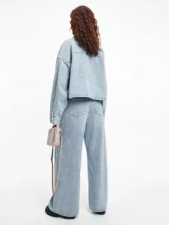 Calvin Klein Chemise Courte Oversize En Jean 9 Calvin Klein Chemise Courte Oversize En Jean -Pas Cher Calvin Klein Magasin J20J220225 1AA alternate2