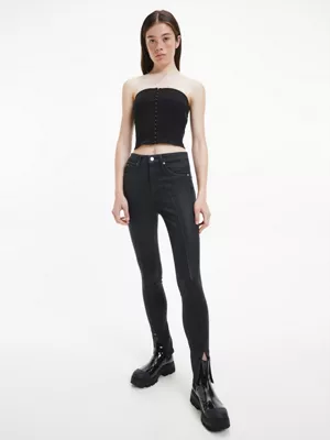Calvin Klein Jean Super Skinny High Rise Enduit 4 Calvin Klein Jean Super Skinny High Rise Enduit – Image 2