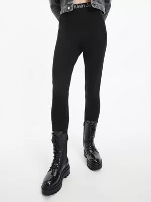 Calvin Klein Legging En Jersey Milano 3 Calvin Klein Legging En Jersey Milano