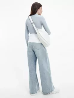 Calvin Klein Haut Slim à Manches Longues Côtelé 11 Calvin Klein Haut Slim à Manches Longues Côtelé -Pas Cher Calvin Klein Magasin J20J220295 DAR alternate3