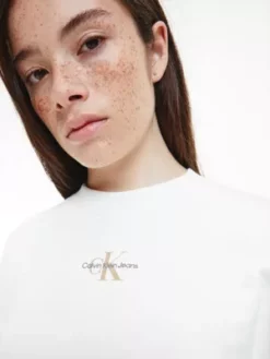 Calvin Klein Sweat Monogramme Relaxed 12 Calvin Klein Sweat Monogramme Relaxed -Pas Cher Calvin Klein Magasin J20J220433 YBI alternate4