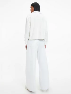 Calvin Klein Chemise Veste Zippée En Tissu éponge De Coton 5 Calvin Klein Chemise Veste Zippée En Tissu éponge De Coton – Image 3