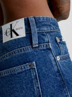 Calvin Klein Jean Mom Longueur Cheville -Pas Cher Calvin Klein Magasin J20J220604 1BJ alternate2
