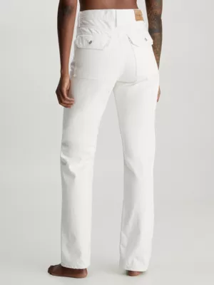 Calvin Klein Jean Droit Taille Haute Utilitaire 4 Calvin Klein Jean Droit Taille Haute Utilitaire â Image 2