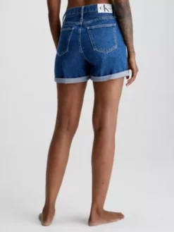 Calvin Klein Short Mom En Jean -Pas Cher Calvin Klein Magasin J20J220639 1BJ alternate2