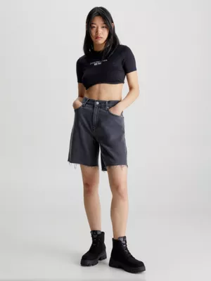 Calvin Klein Short Bermuda Mom En Jean 7 Calvin Klein Short Bermuda Mom En Jean – Image 5