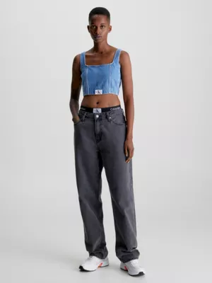 Calvin Klein Haut Corset En Jean 6 Calvin Klein Haut Corset En Jean – Image 4