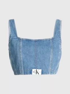 Calvin Klein Haut Corset En Jean 11 Calvin Klein Haut Corset En Jean -Pas Cher Calvin Klein Magasin J20J220655 1A4 alternate4