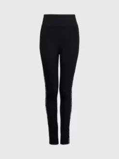 Calvin Klein Legging En Jersey Milano Avec Logo Tape -Pas Cher Calvin Klein Magasin J20J220673 BEH alternate5