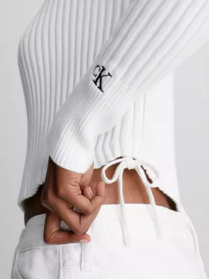 Calvin Klein Pull En Coton Bio Avec Cordon De Serrage 5 Calvin Klein Pull En Coton Bio Avec Cordon De Serrage – Image 3