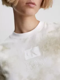 Calvin Klein T-shirt Slim Tie Dye -Pas Cher Calvin Klein Magasin J20J220726 0LA alternate2